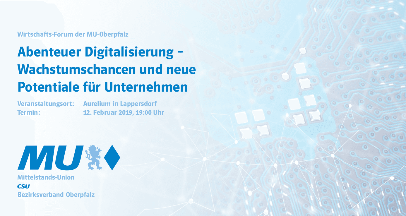 Mittelstands Union Wirtschaftsforum Digitalisierung 